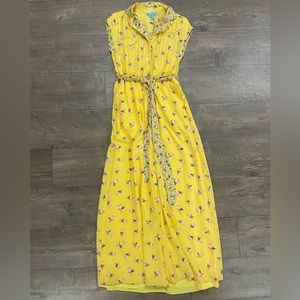 Draper James floral maxi dress size S